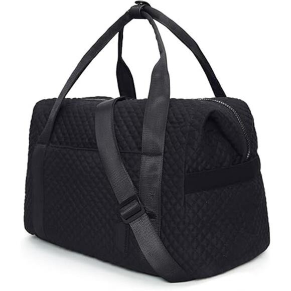 Large Gym Bag with Yoga Mat Buckle, Weekender Overnight Bag for Women, Travel - Picture 7 of 7